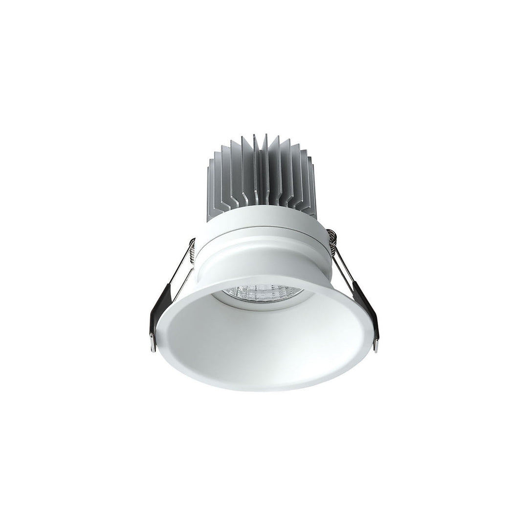 Mantra MC0072 Formentera Recessed Downlight 8.2cm Round 7W COB LED Matt White