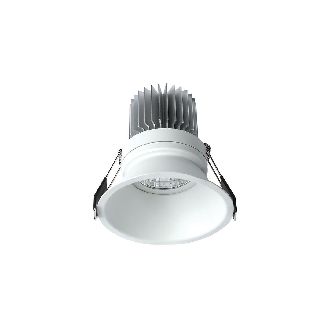 Mantra MC0074 Formentera Recessed Downlight 10.8cm Round 12W COB LED Matt White