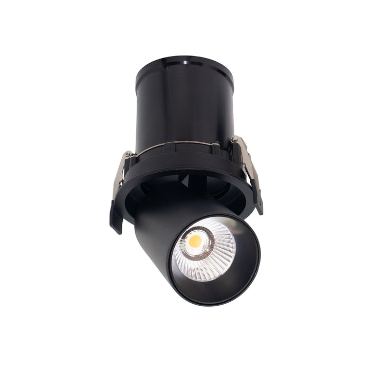 Mantra M7832 Garda Retractable Recessed Swivel Spotlight 12W Black