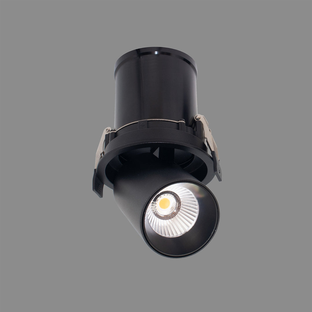 Mantra M7832 Garda Retractable Recessed Swivel Spotlight 12W Black