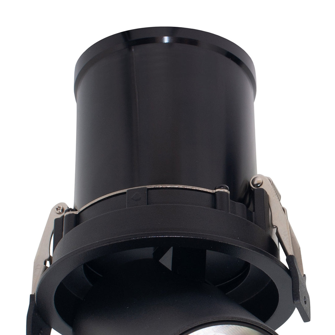 Mantra M7832 Garda Retractable Recessed Swivel Spotlight 12W Black