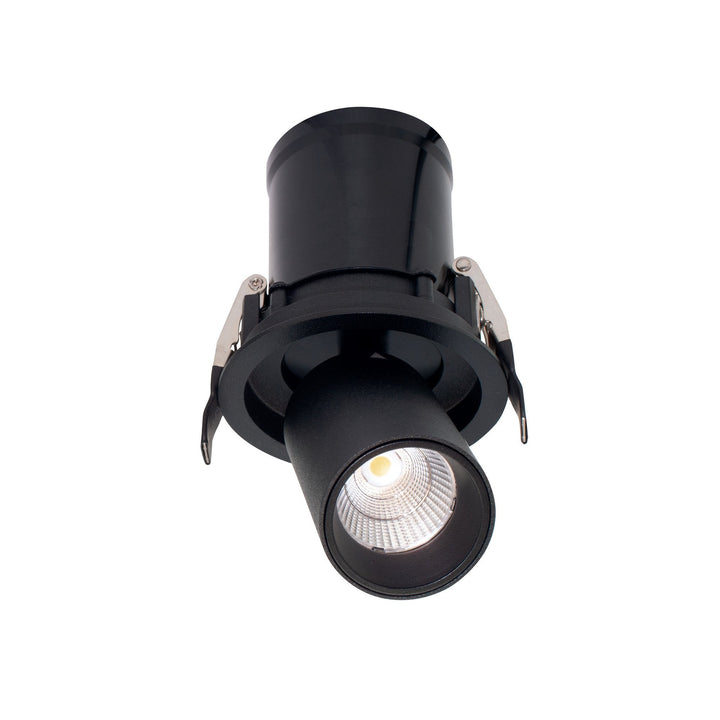 Mantra M7831 Garda Retractable Recessed Swivel Spotlight 7W Black