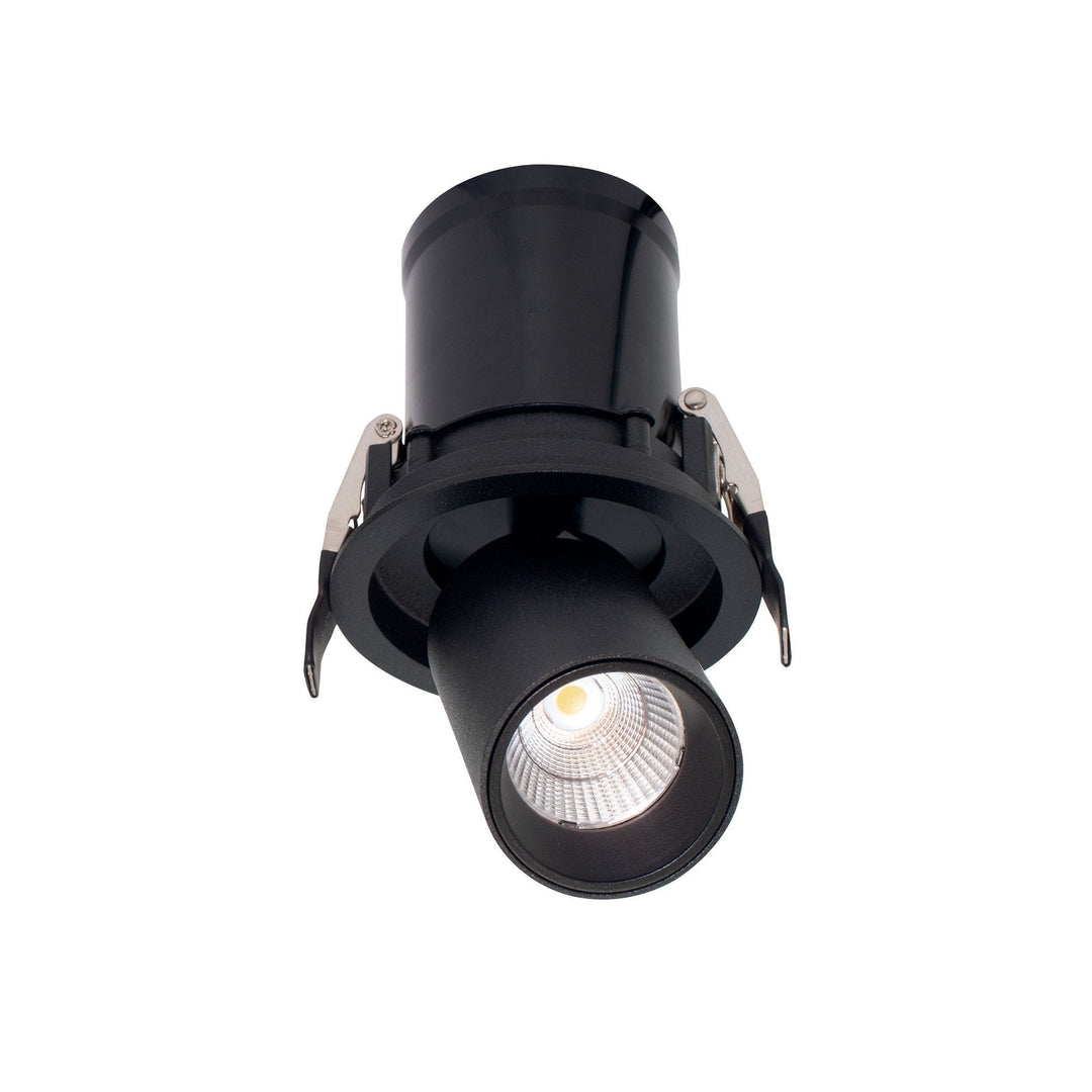 Mantra M7833 Garda Retractable Recessed Swivel Spotlight 7W Black