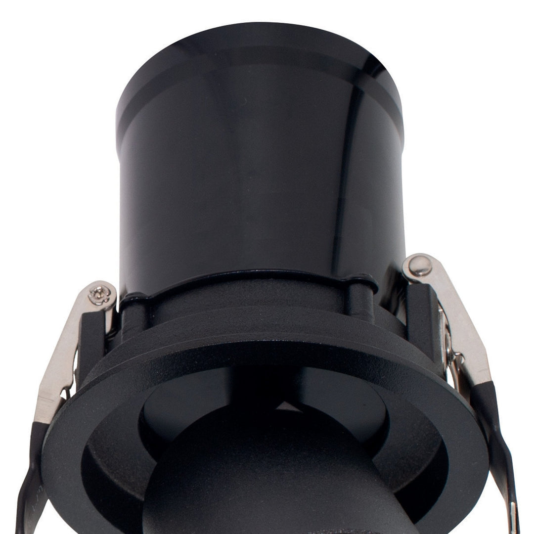Mantra M7833 Garda Retractable Recessed Swivel Spotlight 7W Black