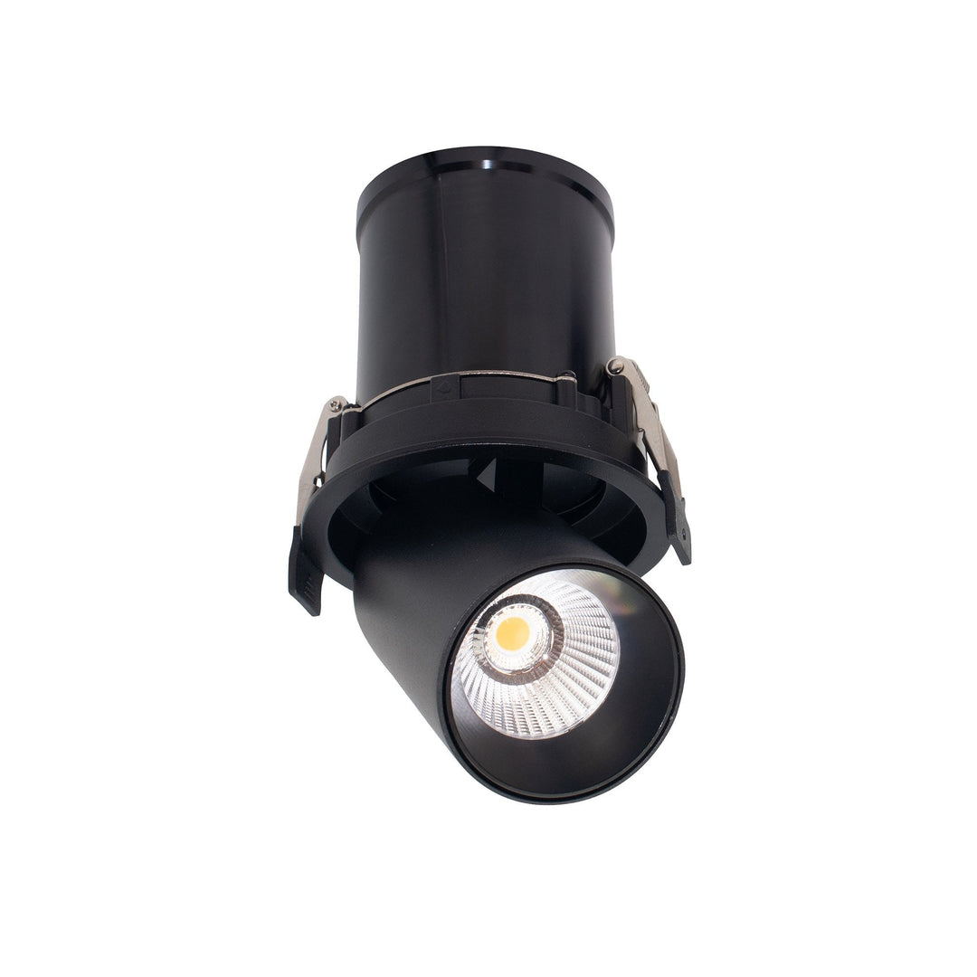 Mantra M7834 Garda Retractable Recessed Swivel Spotlight 12W Black