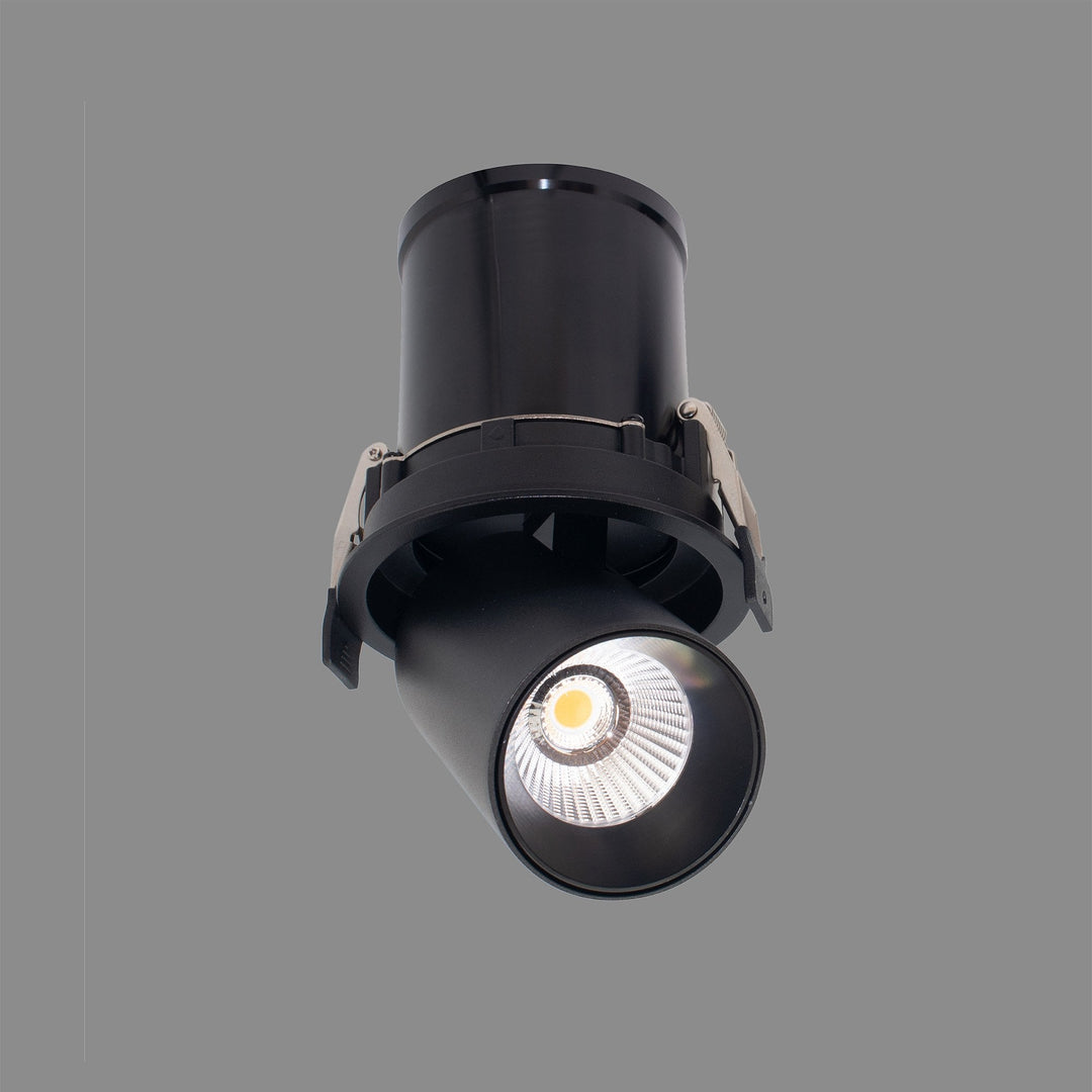 Mantra M7834 Garda Retractable Recessed Swivel Spotlight 12W Black