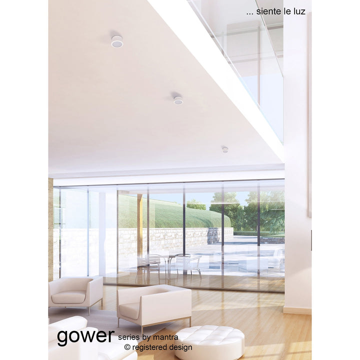 Mantra M6832 Gower Spotlight 7W LED Sand White