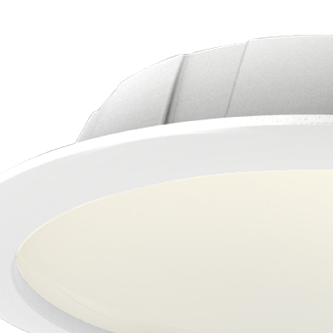 Mantra M6392 Graciosa Bathroom 18cm Round LED Downlight 15.3W White