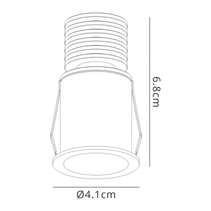 Mantra M7080 Guincho Outdoor Spotlight 3W LED Sand White