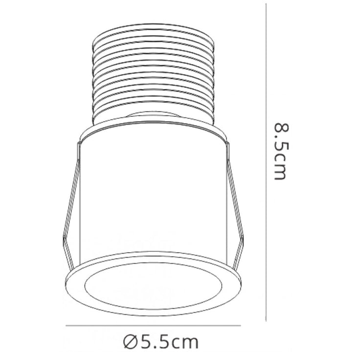 Mantra M6857 Guincho Outdoor Spotlight 5W LED Sand White