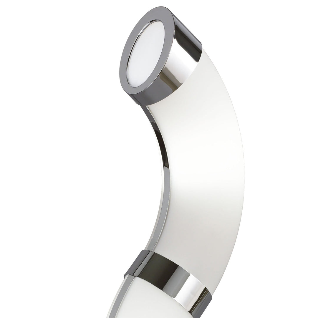 Mantra M8655/1 Guss Table Lamp GU10 2 Light Polished Chrome/White Acrylic