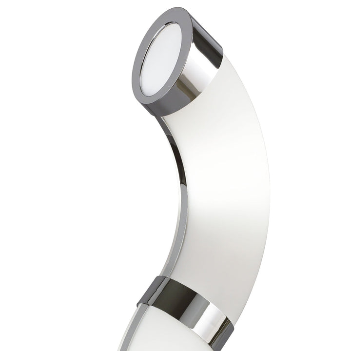 Mantra M8655/1 Guss Table Lamp GU10 2 Light Polished Chrome/White Acrylic