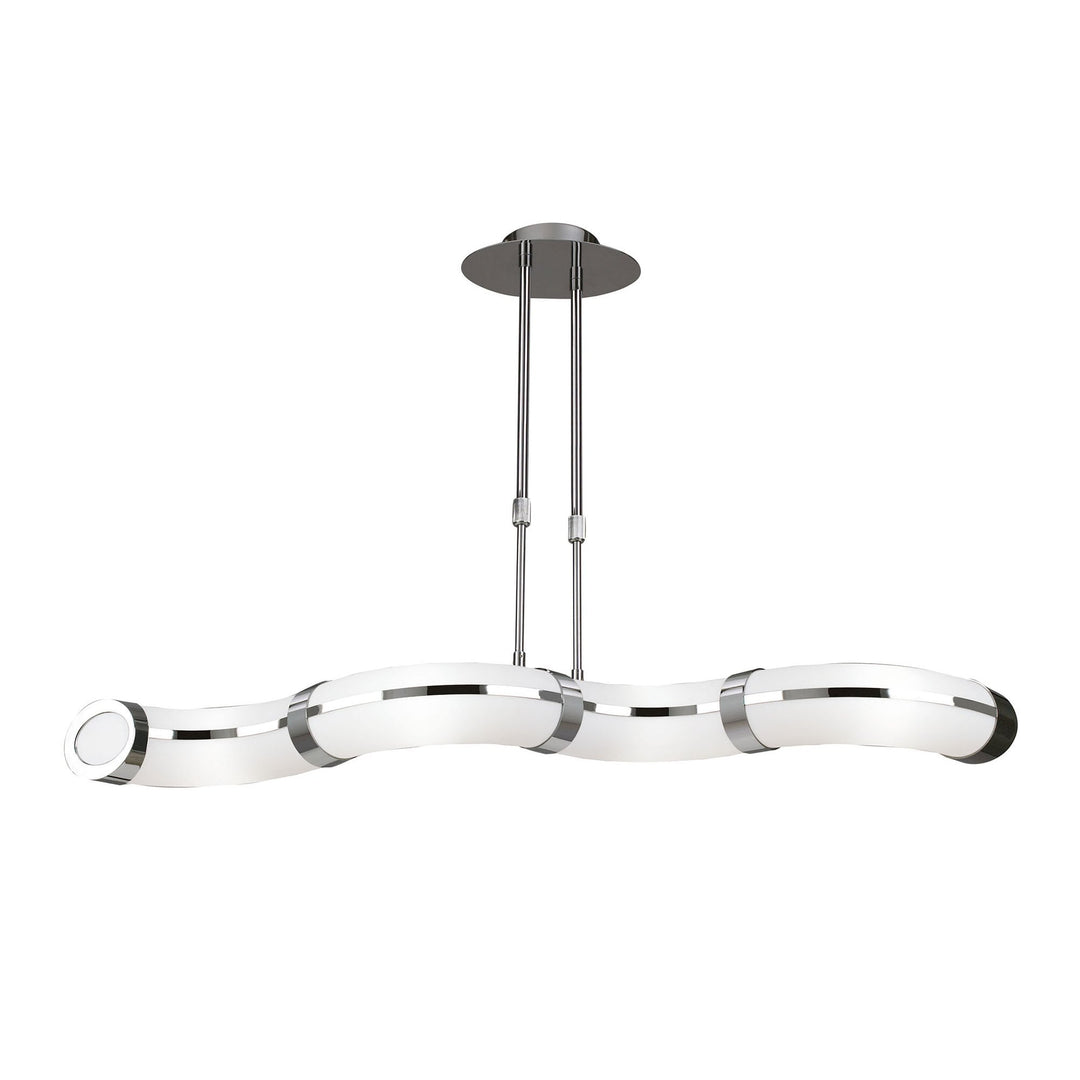Mantra M8651/1 Guss Telescopic GU10 4 Light Polished Chrome White Acrylic