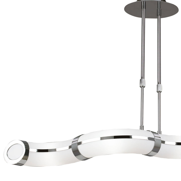 Mantra M8651/1 Guss Telescopic GU10 4 Light Polished Chrome White Acrylic