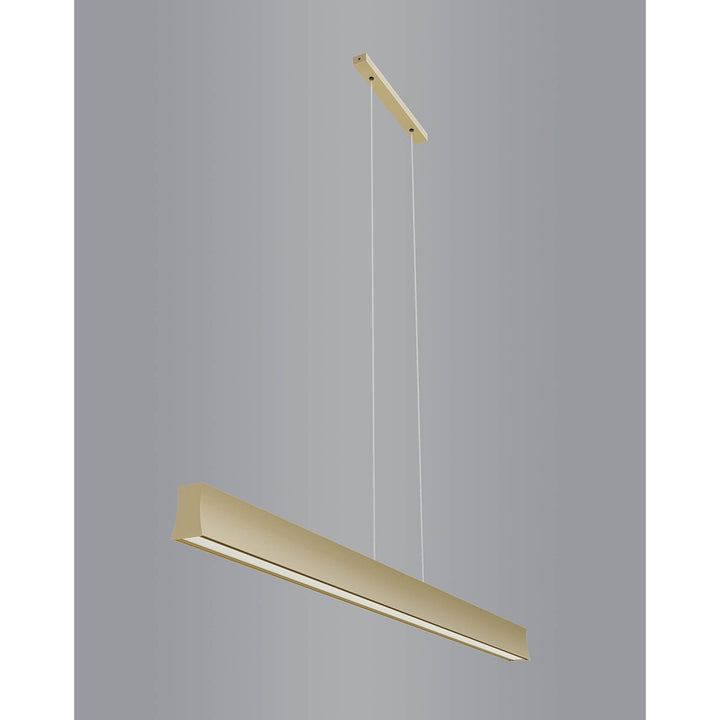 Mantra M7569 Hanok Linear Pendant 110° 38W LED Sand Brown