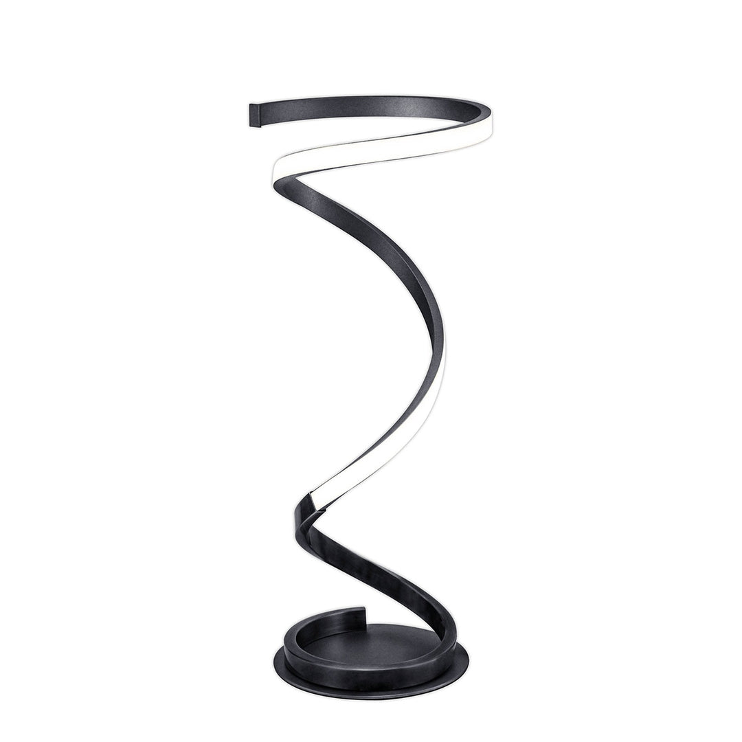 Mantra M6104 Helix Table Lamp 52cm 20W LED Black