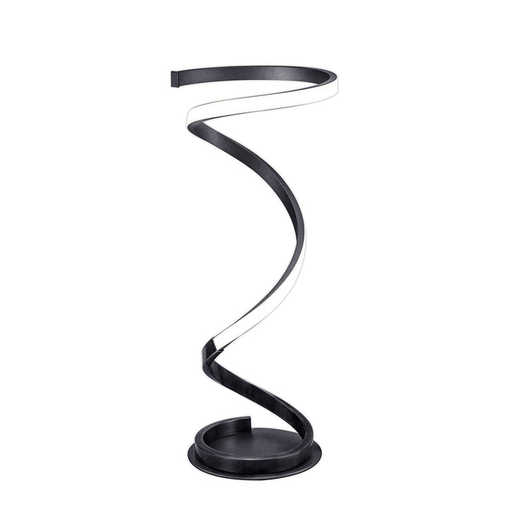 Mantra M6104 Helix Table Lamp 52cm 20W LED Black