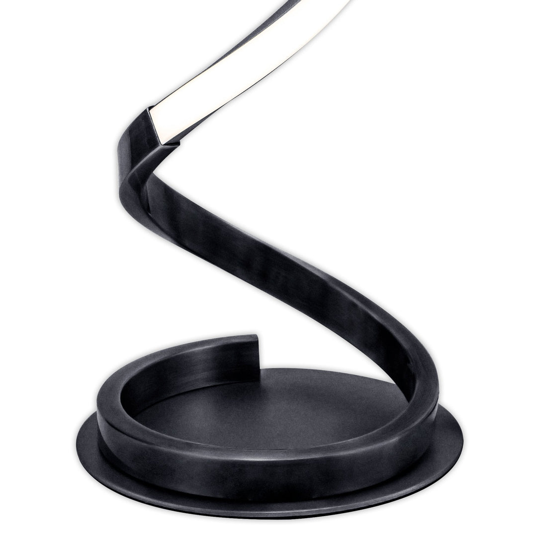 Mantra M6104 Helix Table Lamp 52cm 20W LED Black