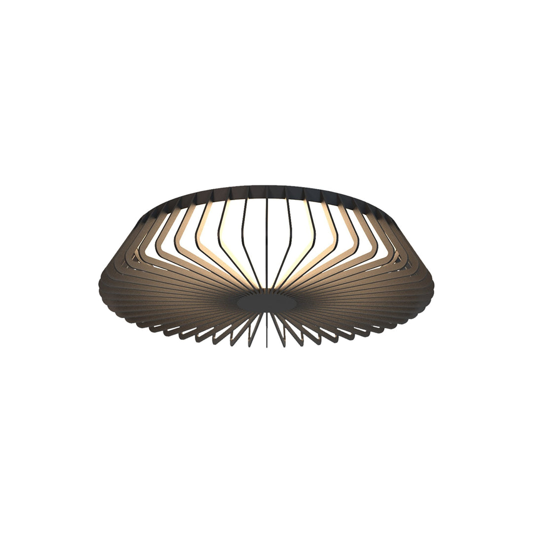 Mantra M7968 Himalaya 53cm Round Ceiling (Light Only) 56W LED Remote Control Black