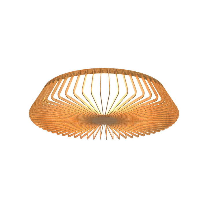Mantra M7967 Himalaya 53cm Round Ceiling (Light Only) 56W LED Remote Control Wood
