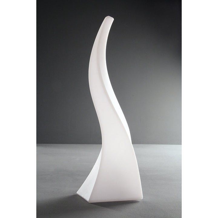 Mantra M1326 Flame Table Lamp 1 Light E27 Large Outdoor Opal White