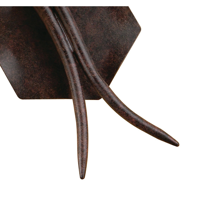 Mantra M3205/S/L Gaudi Wall Lamp Left Switched 2 Light G9 Brown/Black Oxide