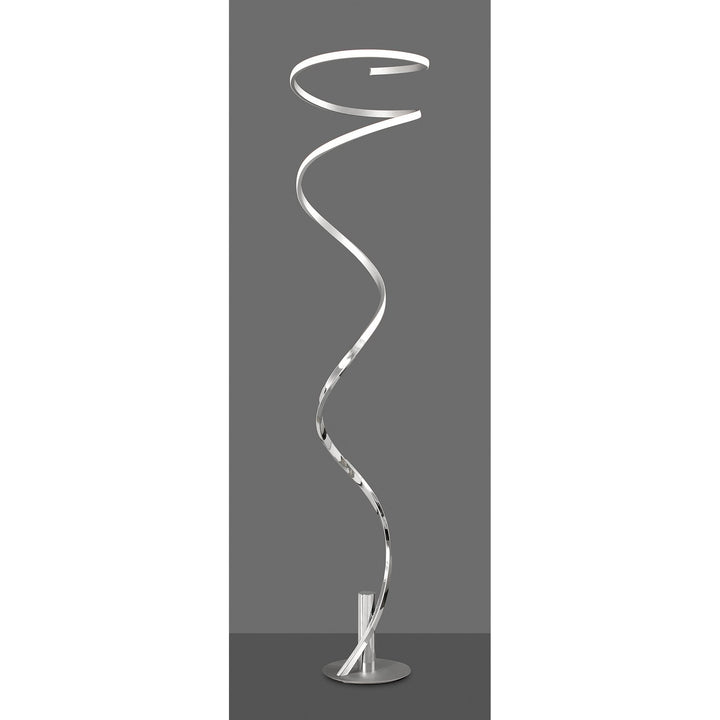 Mantra M6100 Helix Floor Lamp Silver