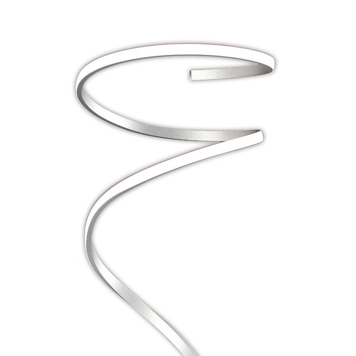 Mantra M6100 Helix Floor Lamp Silver
