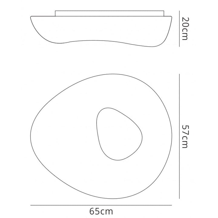 Mantra M1334 Huevo Ceiling 5 Light Outdoor White