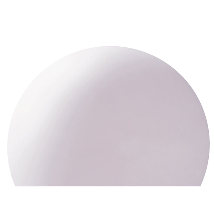Mantra M1395 Huevo Ball Table Lamp 1 Light CFL Large In Line Switch Indoor Opal White