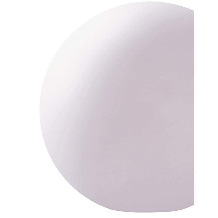 Mantra M1395 Huevo Ball Table Lamp 1 Light CFL Large In Line Switch Indoor Opal White