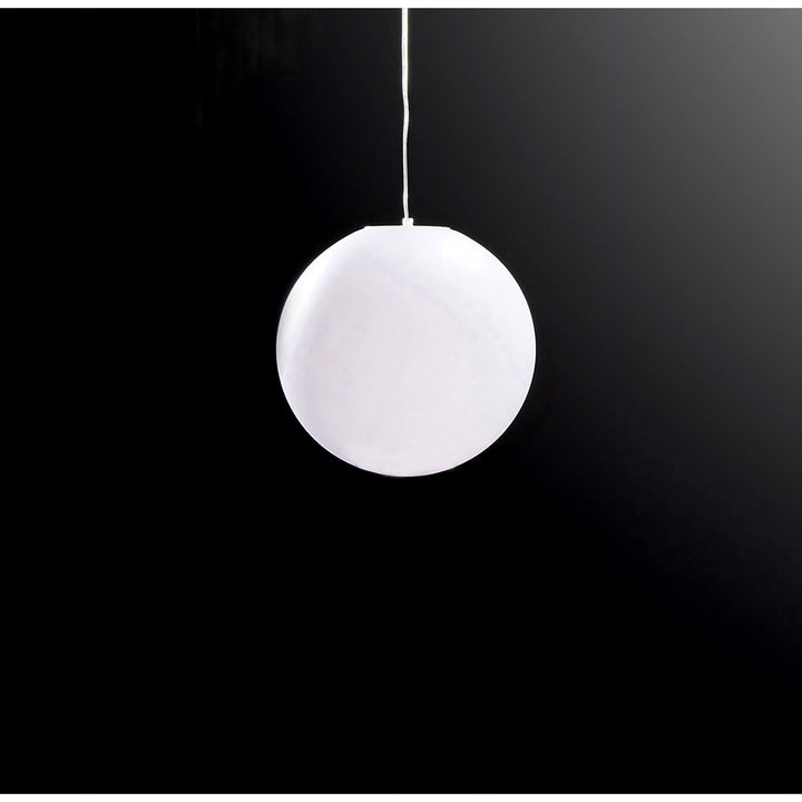 Mantra M1397 Huevo Ball Pendant 1 Light E27 Small Outdoor Opal White