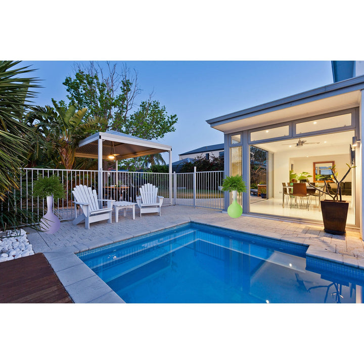 Mantra M1397 Huevo Ball Pendant 1 Light E27 Small Outdoor Opal White