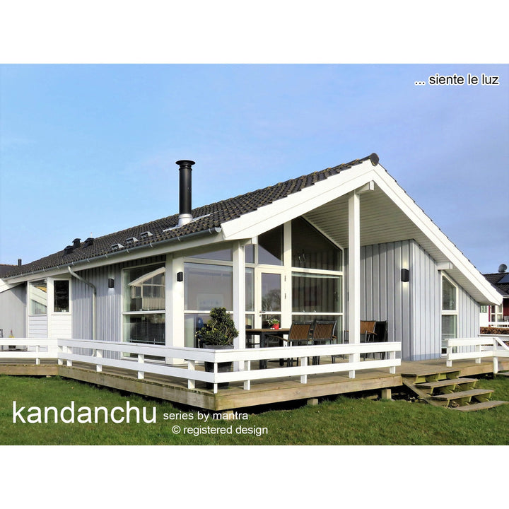 Mantra M7903 Kandanchu Outdoor Tall Round Ceiling Spotlight 1 Light Rust Brown