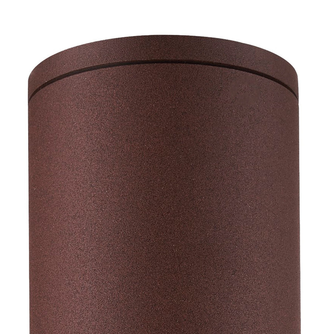 Mantra M7907 Kandanchu Outdoor Short Round Ceiling Spotlight 1 Light Rust Brown