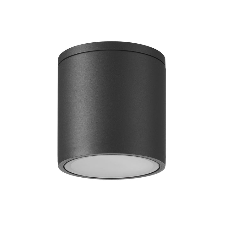 Mantra M7905 Kandanchu Outdoor Short Round Ceiling Spotlight 1 Light Anthracite