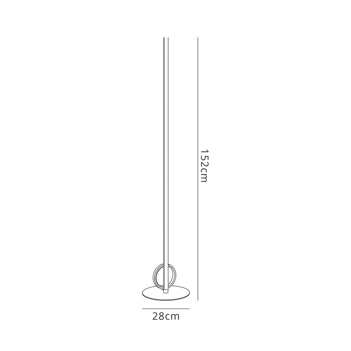 Mantra M7196 Kitesurf Floor Lamp 24W LED White
