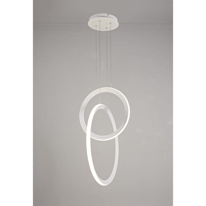 Mantra M7191 Kitesurf Double Loop Pendant 48W LED White