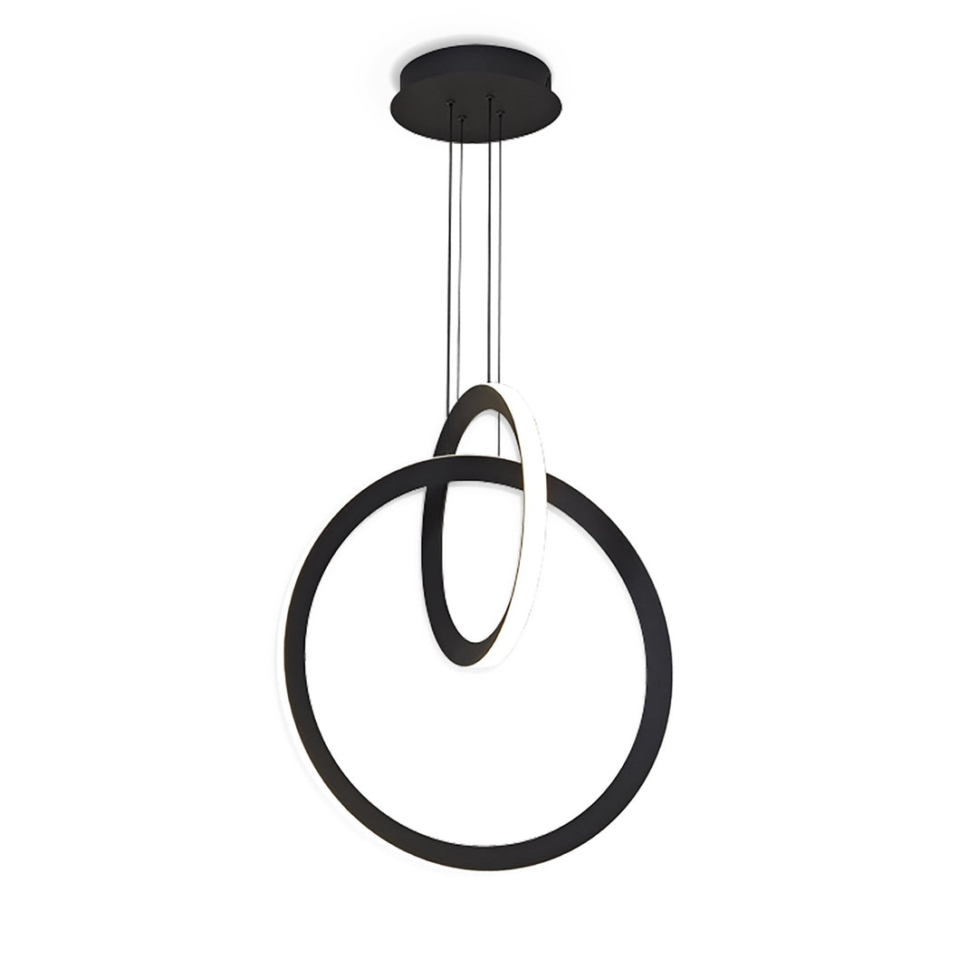 Mantra M7141 | Kitesurf Double Loop 48W LED Pendant | Black Finish