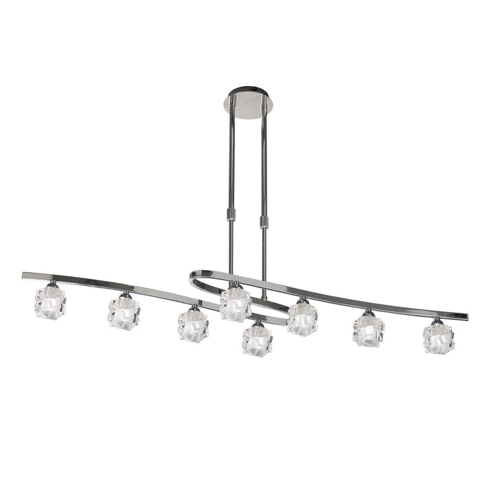 Mantra M1840 Ice Pendant 8 Light Polished Chrome