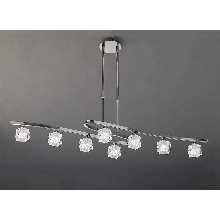 Mantra M1840 Ice Pendant 8 Light Polished Chrome