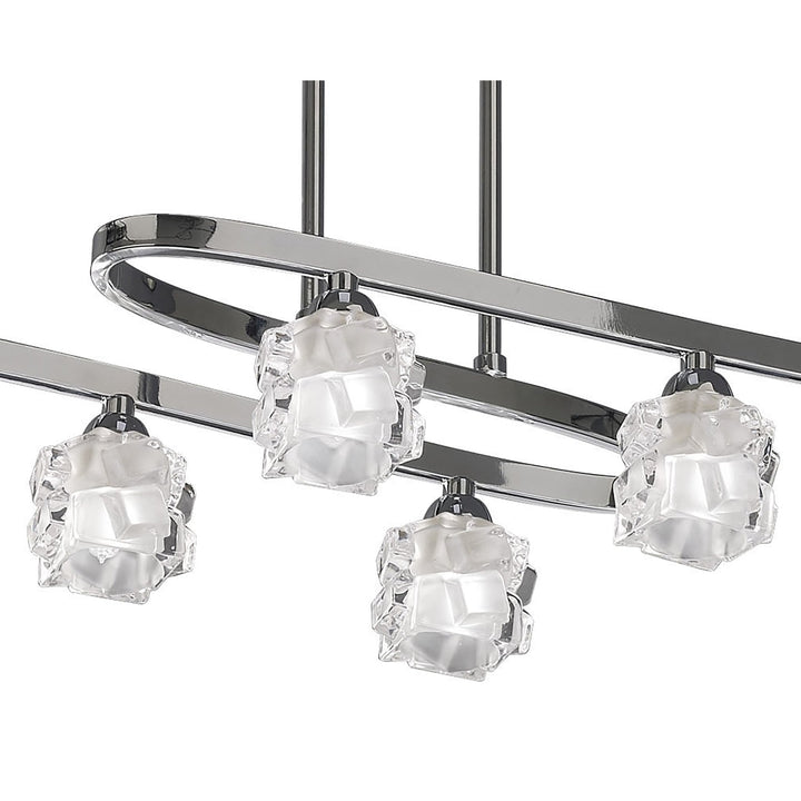 Mantra M1840 Ice Pendant 8 Light Polished Chrome