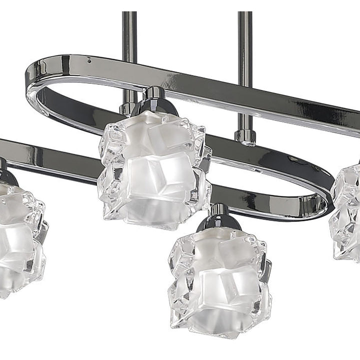 Mantra M1841 Ice Pendant 6 Light Polished Chrome