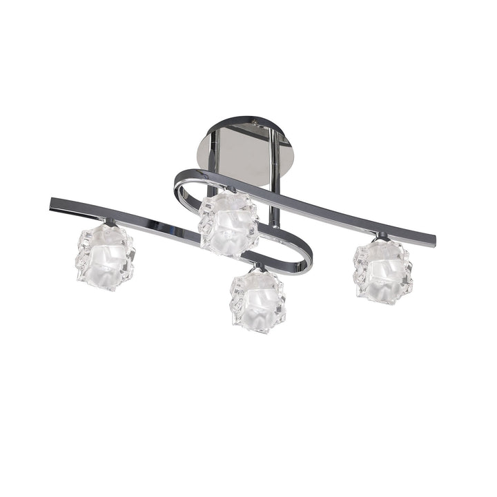 Mantra M1843 Ice Ceiling 4 Light Polished Chrome