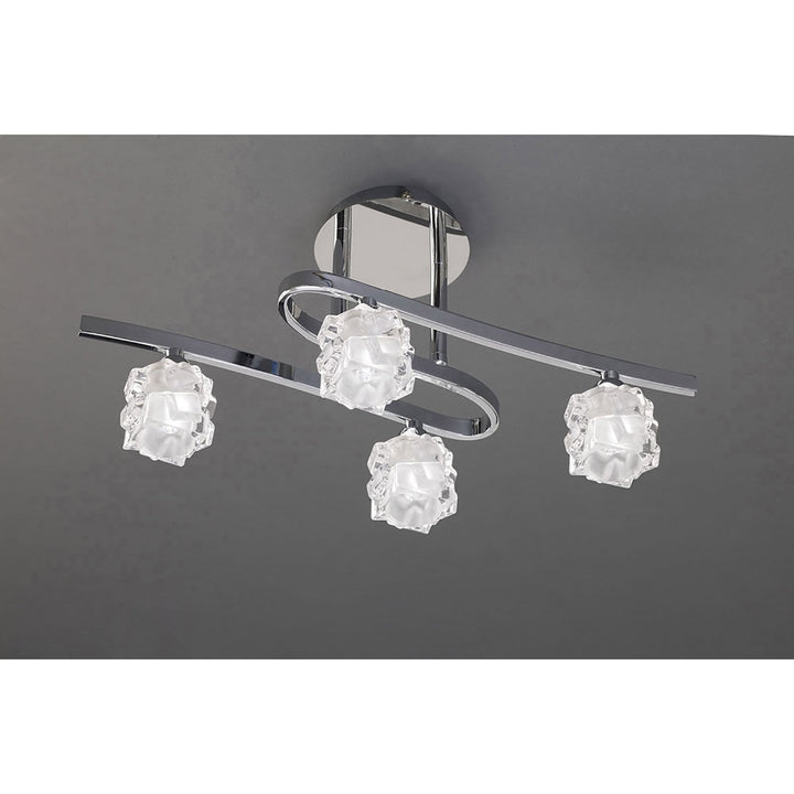 Mantra M1843 Ice Ceiling 4 Light Polished Chrome