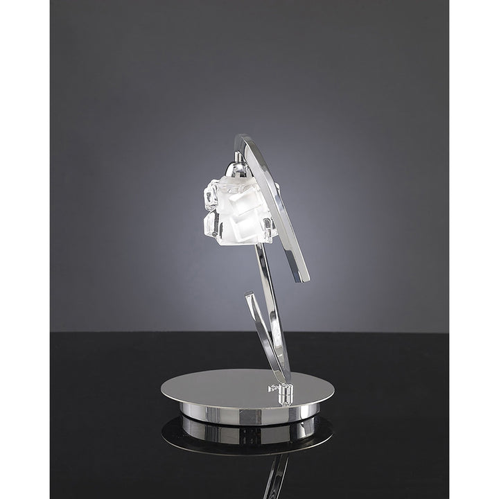 Mantra M1846 Ice Table Lamp 1 Light Polished Chrome