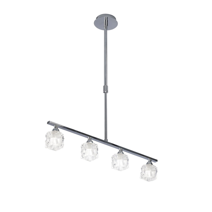 Mantra M1847 Ice Pendant 4 Light Polished Chrome