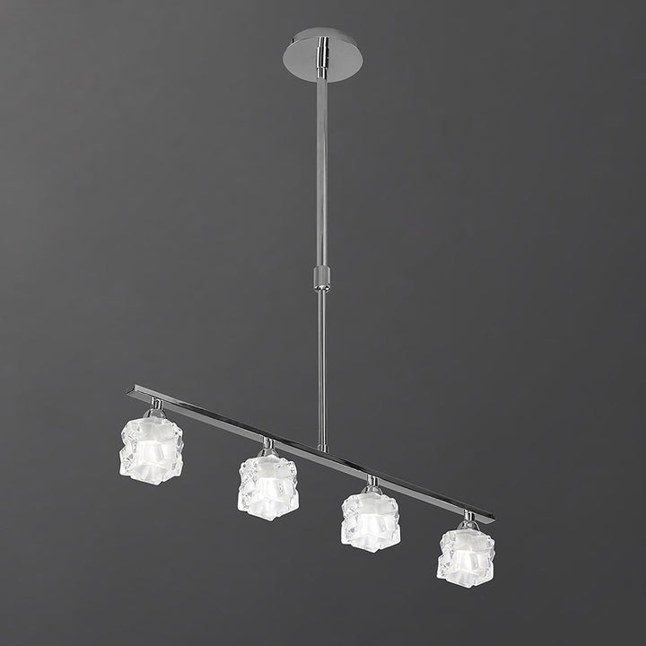 Mantra M1847 Ice Pendant 4 Light Polished Chrome