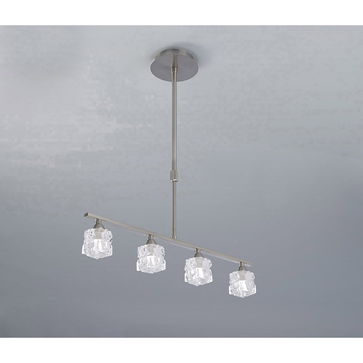 Mantra M1857 Ice Pendant Light Nickel