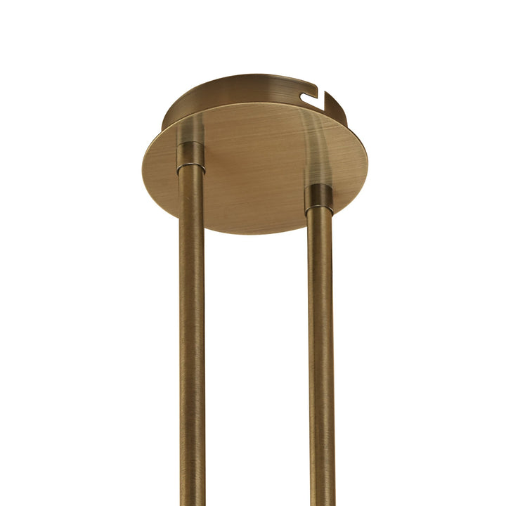 Mantra M1861 Ice Pendant 6 Light Antique Brass